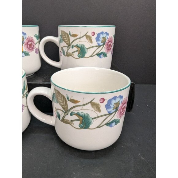 The Castlegarden Collection by Citation Floral 10 Oz Coffee Cup Set of 4 - Picture 5 of 8